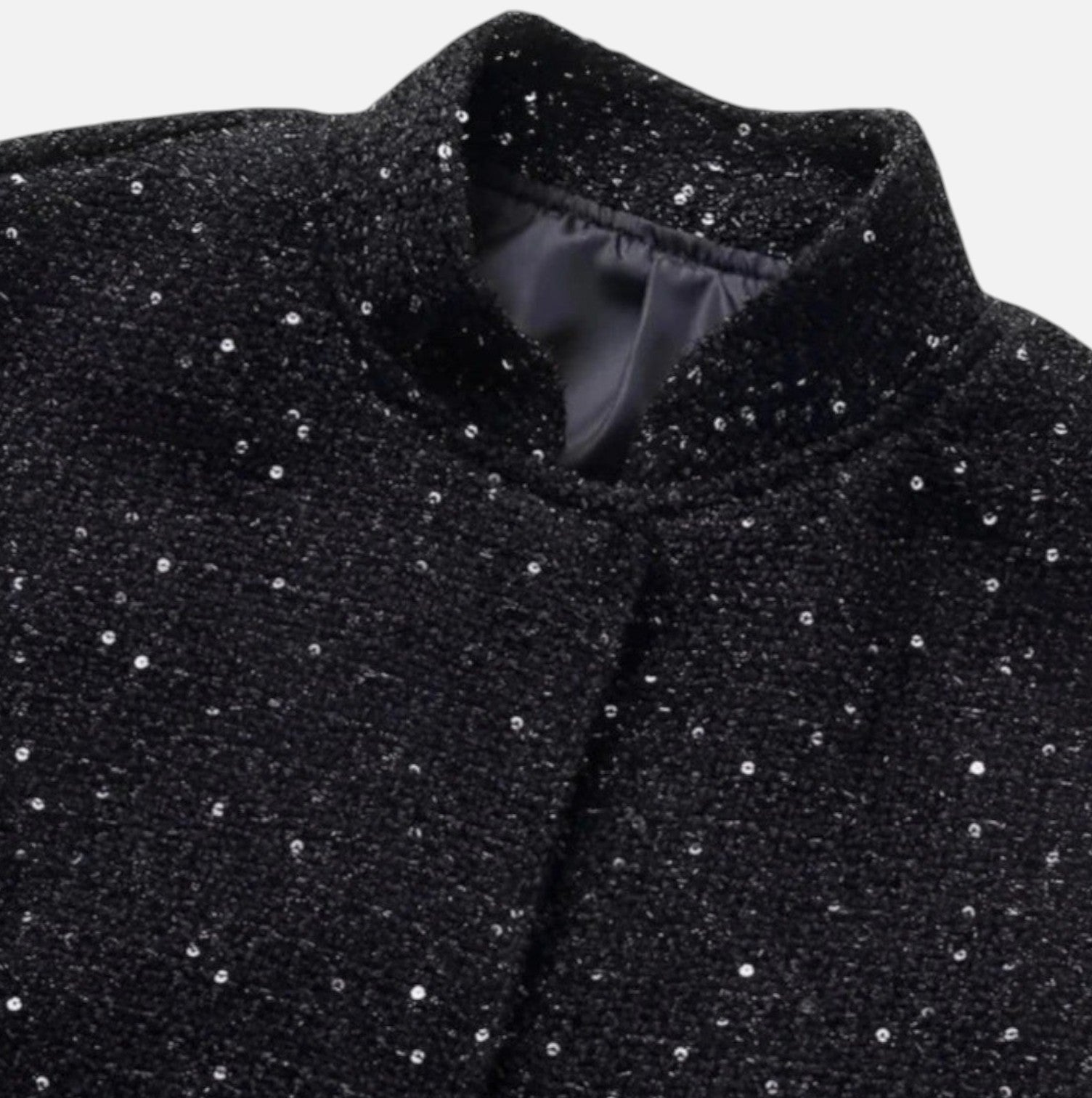 Monacogents | Gold Sequin Short Jacket