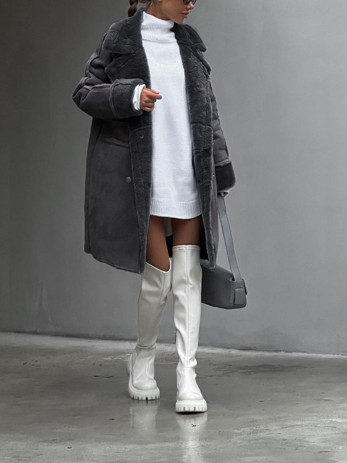 Long winter coat for women