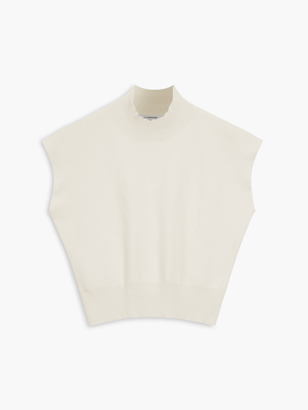 Women's Sweater Vest - Soft Knit - High Neck - Sleeveless Pullover - Versatile Fit