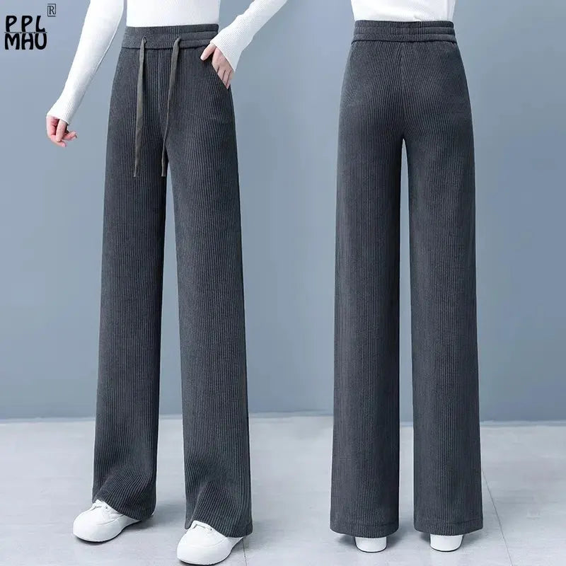 Pamela - Stylish Fall Basic Lace-Up Baggy Pants for Women