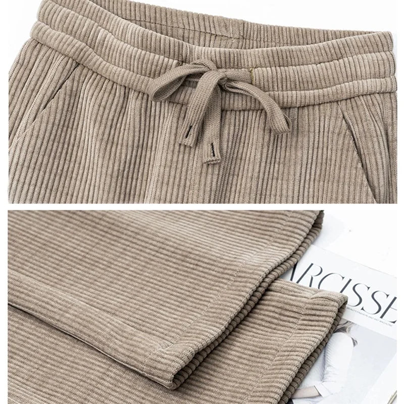 Pamela - Stylish Fall Basic Lace-Up Baggy Pants for Women