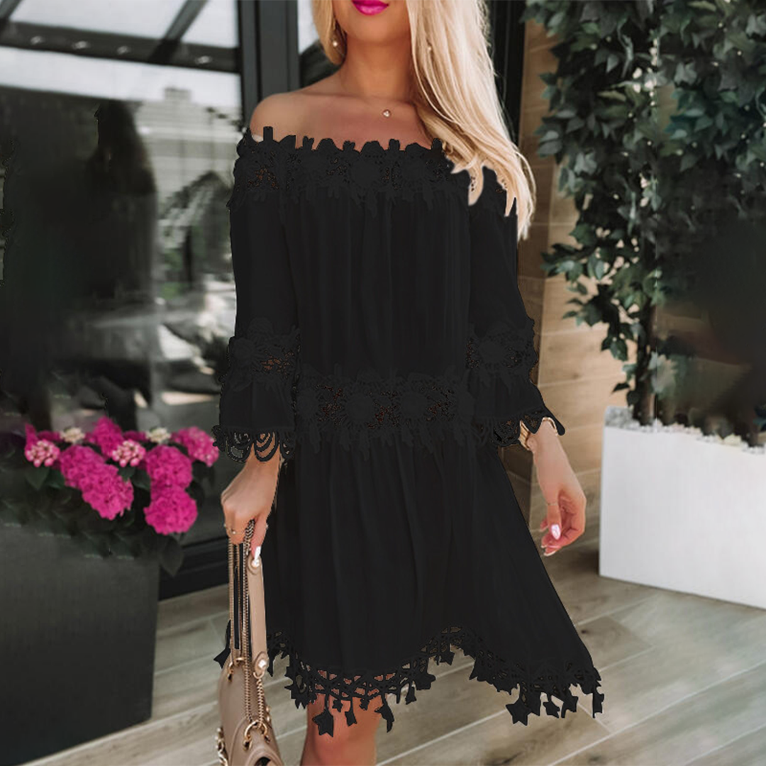 Brenda - Stylish off-the-shoulder dress