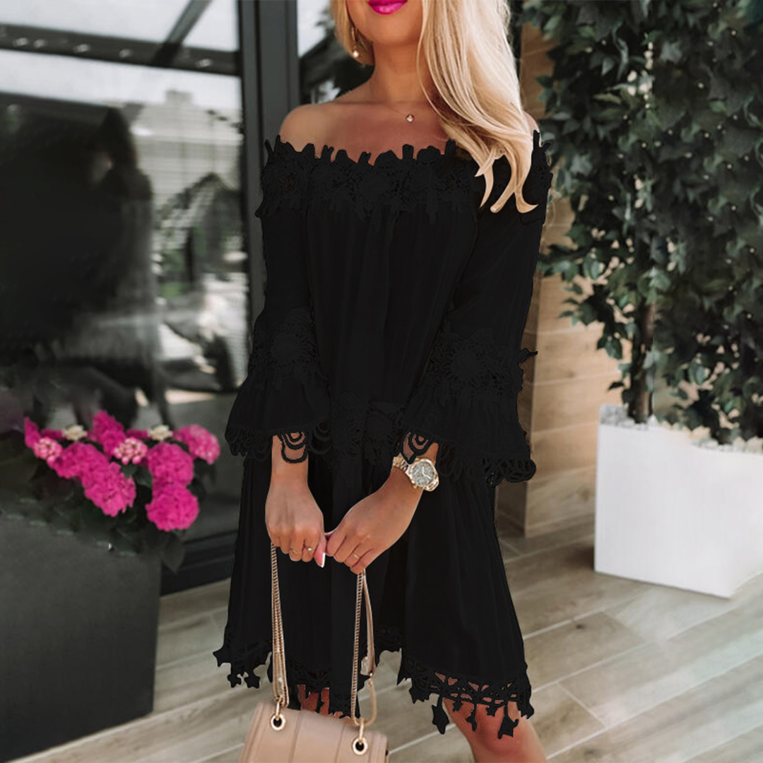 Brenda - Stylish off-the-shoulder dress