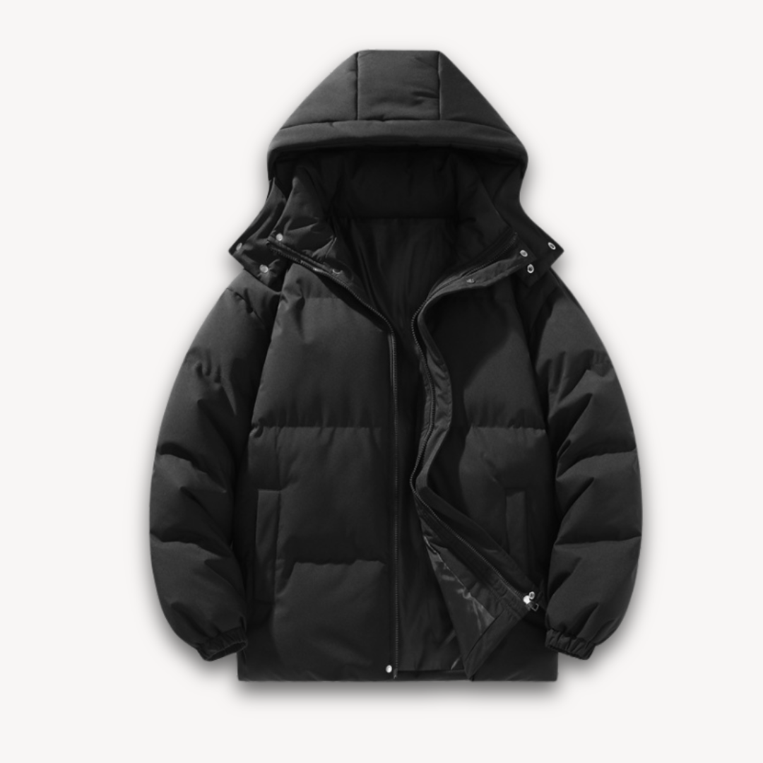 Loravelle | Women's Hooded Puffer Jacket - Insulated Winter Coat