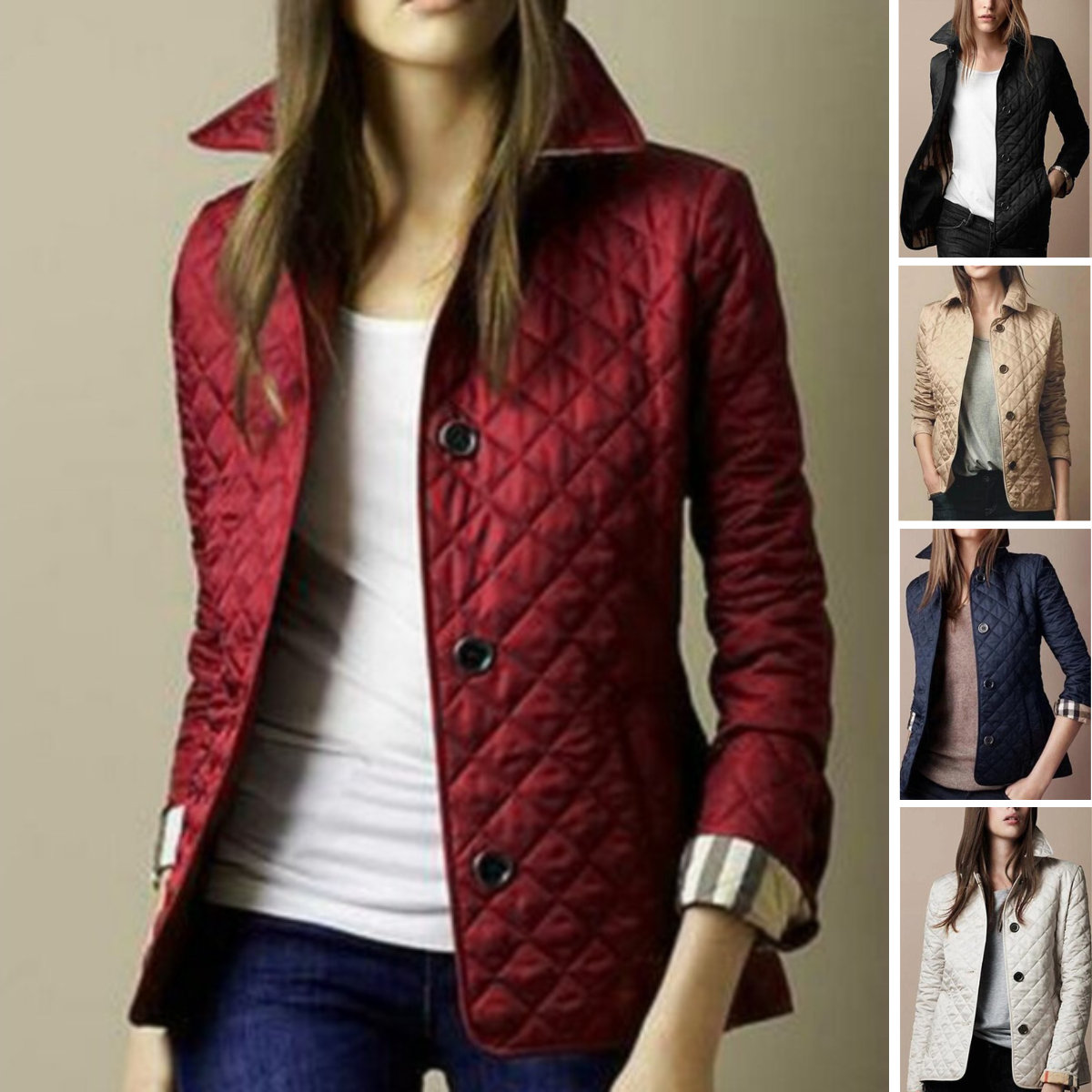 Women's Cotton Slim Fit Winter Jacket