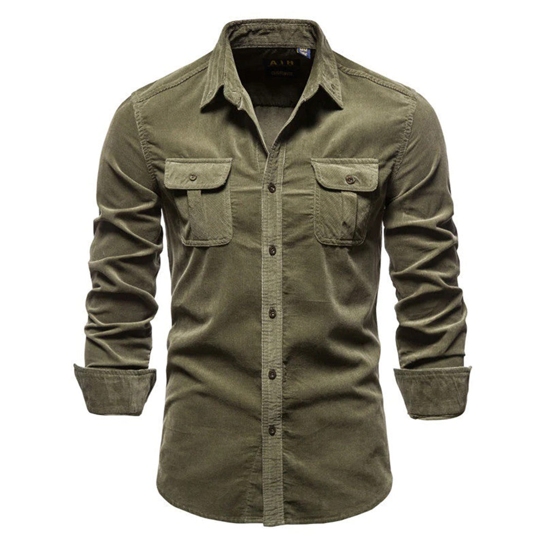 Fabio - Men's corduroy shirt for autumn and winter