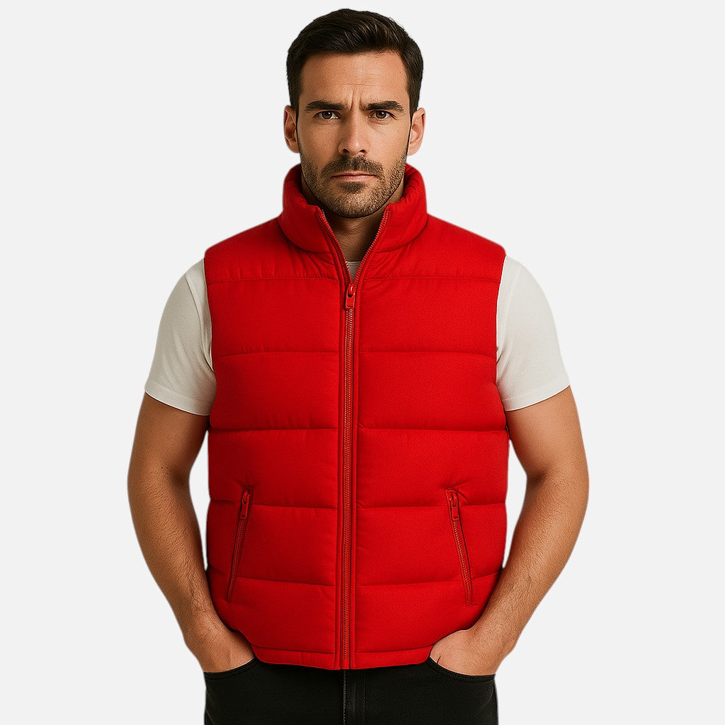 Monacogents | Men's Winter Sleeveless Cotton Vest Jacket