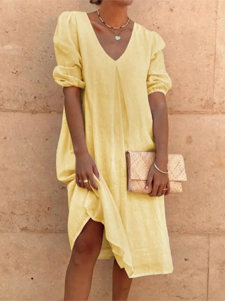 Perla - Elegant casual midi dress
