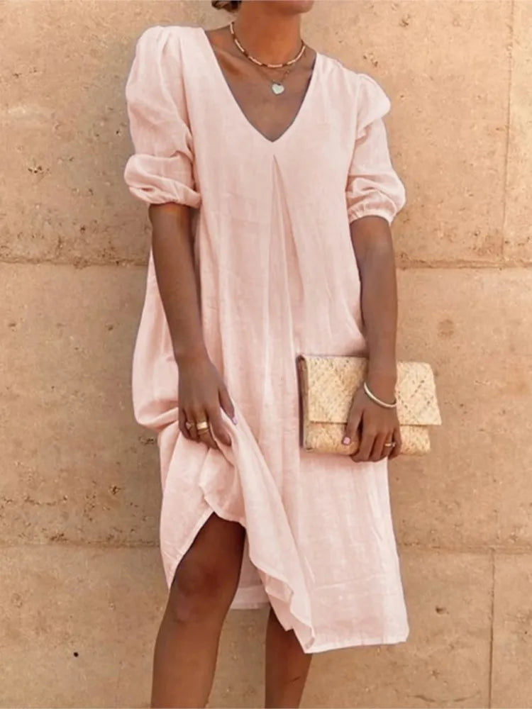 Perla - Elegant casual midi dress