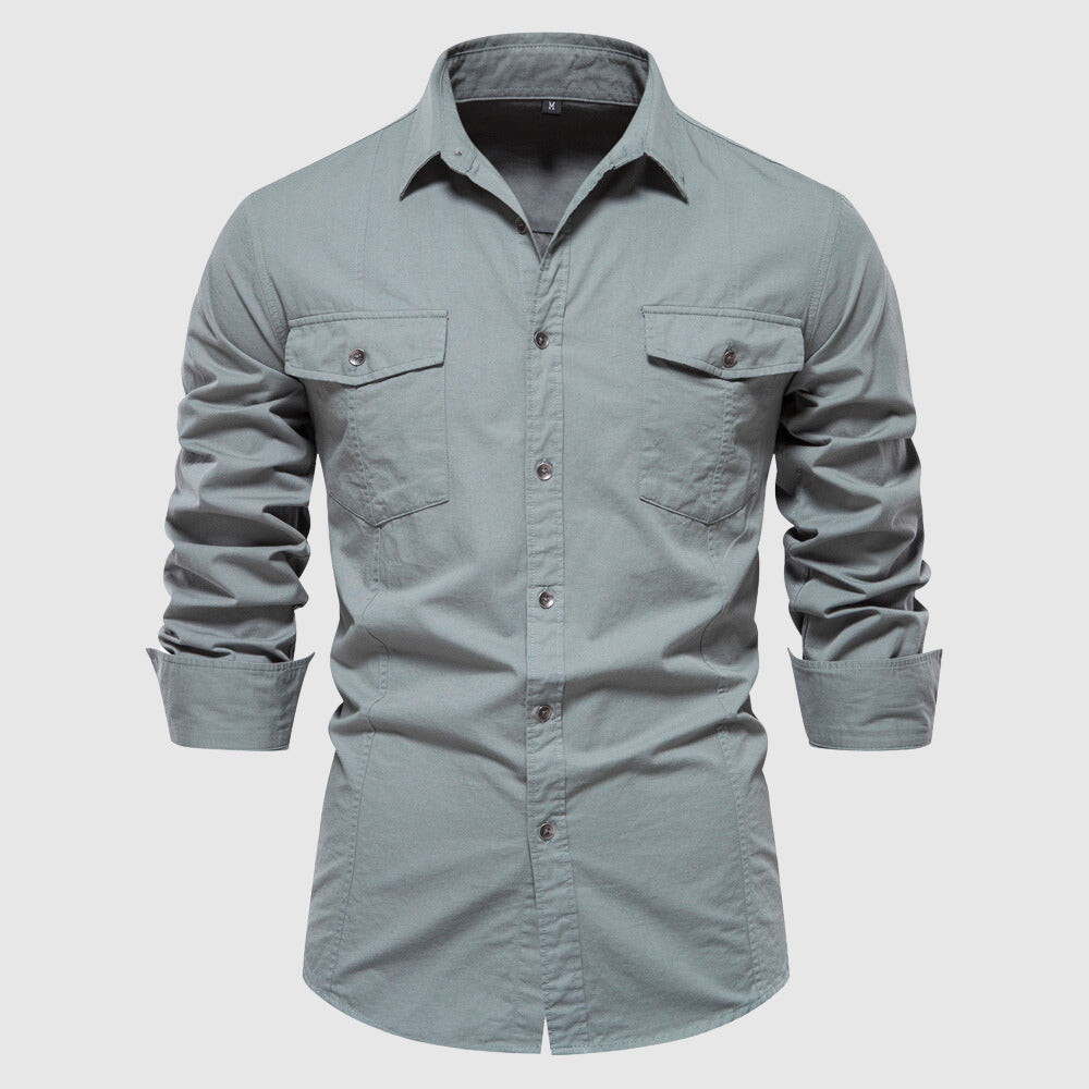 Kallum - Plain Casual Shirt For Men