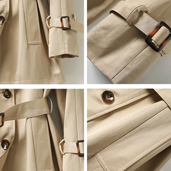 Idalia | Slim-Fit British Women's Trench Coat - Elegant & Stylish Outerwear
