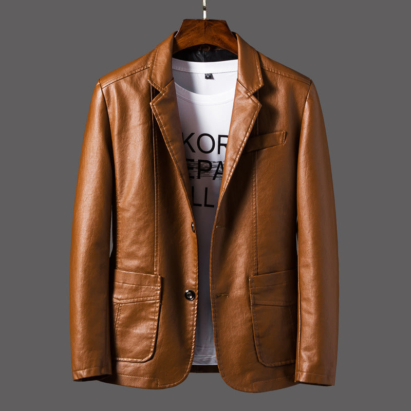 Enze | Men's Leather Jacket