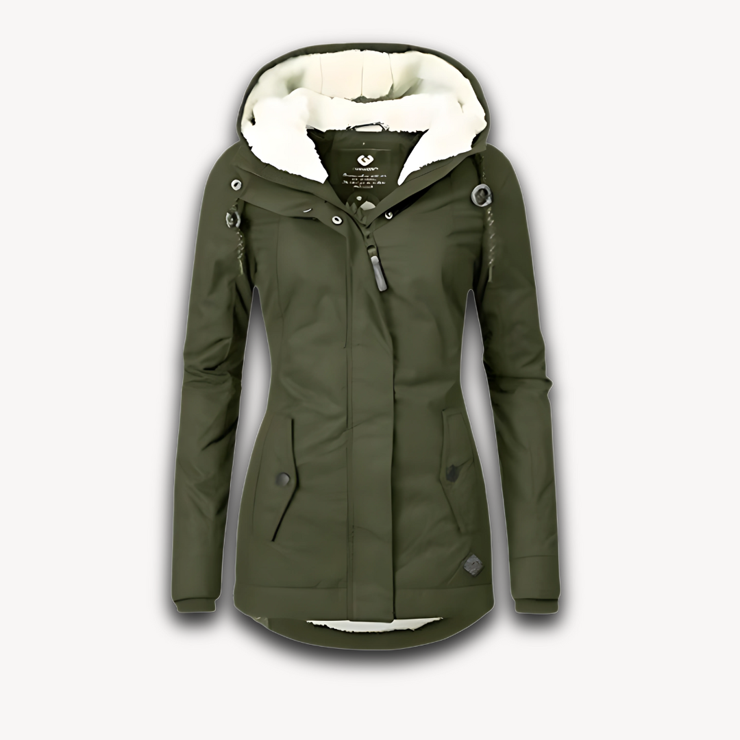 Loravelle | Women's Waterproof Winter Jacket with Faux Fur Lining