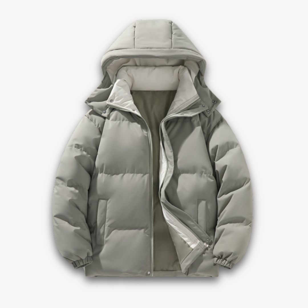 Loravelle | Women's Hooded Puffer Jacket - Insulated Winter Coat