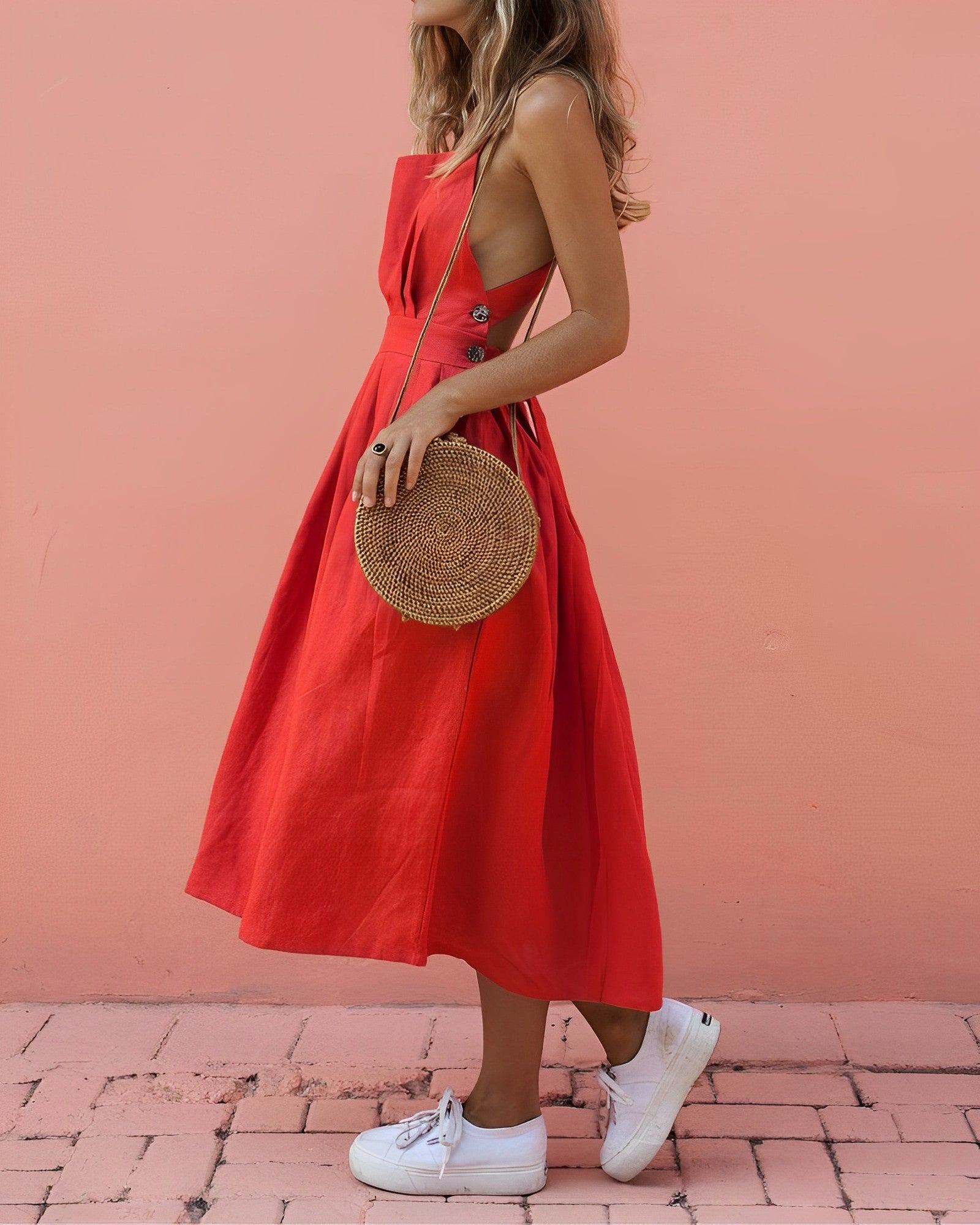 Geraldine - Summer halter dress