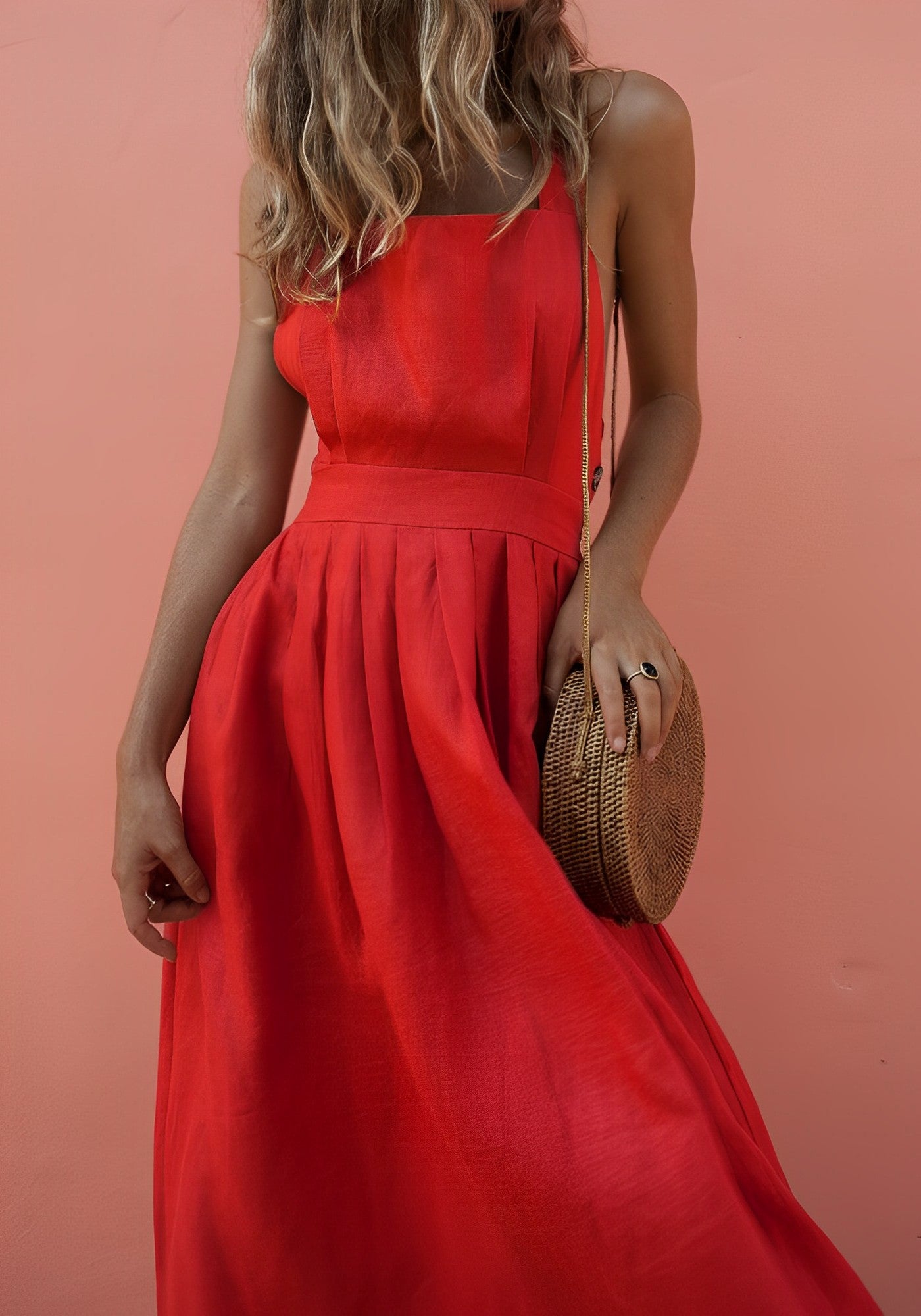 Geraldine - Summer halter dress
