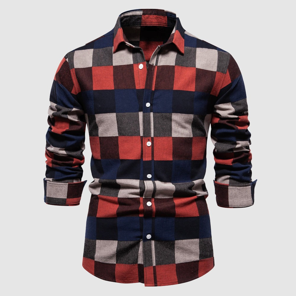 Hernan - Retro plaid shirt