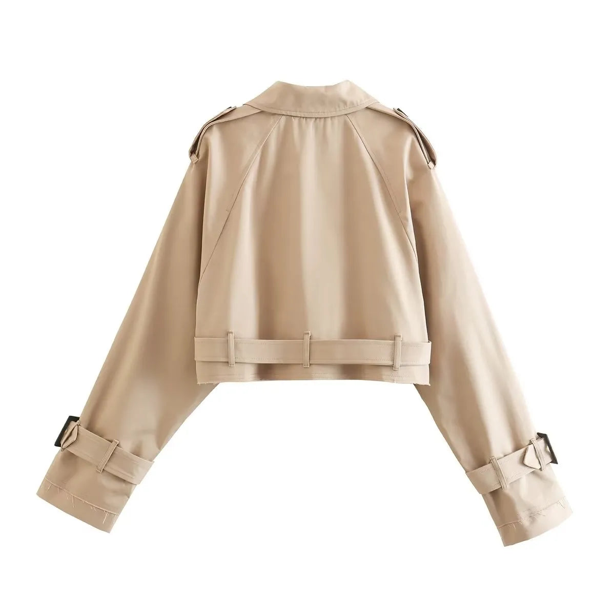 Chic cropped coat for women