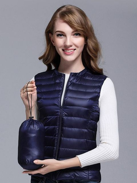 Ultralight Duck Down Vest Jacket for Women – Lightweight, Warm, and Perfect for Fall