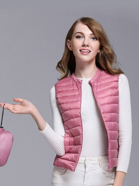 Ultralight Duck Down Vest Jacket for Women – Lightweight, Warm, and Perfect for Fall
