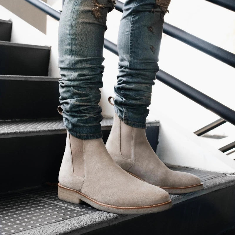 Suede Chelsea Boots for Men