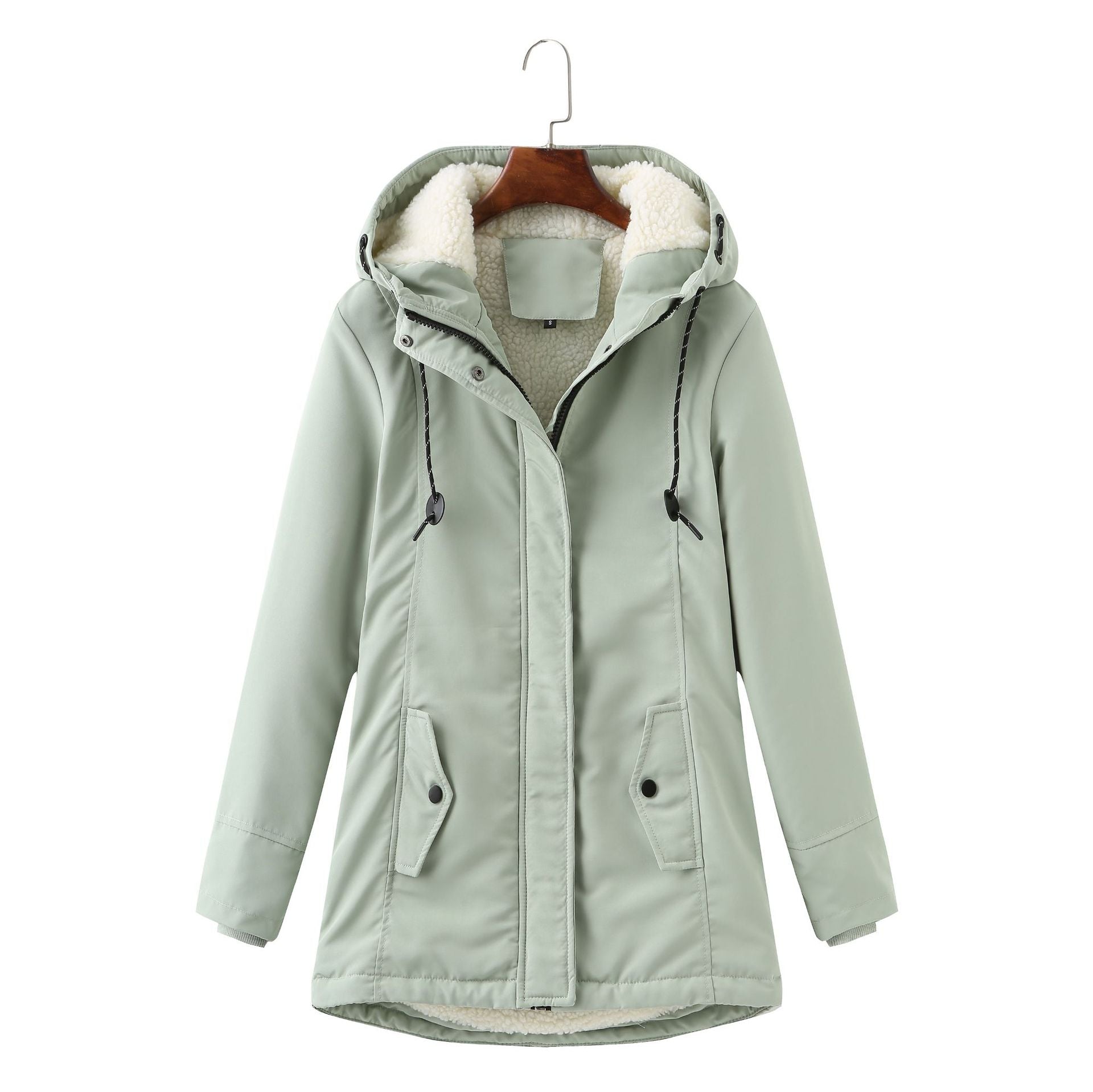 Hooded waterproof jacket for women