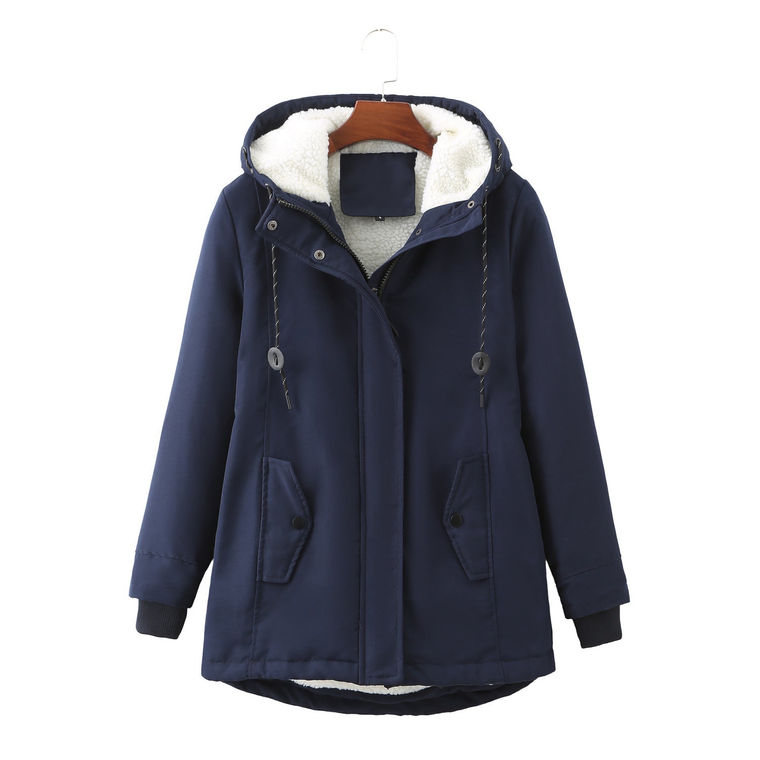 Hooded waterproof jacket for women