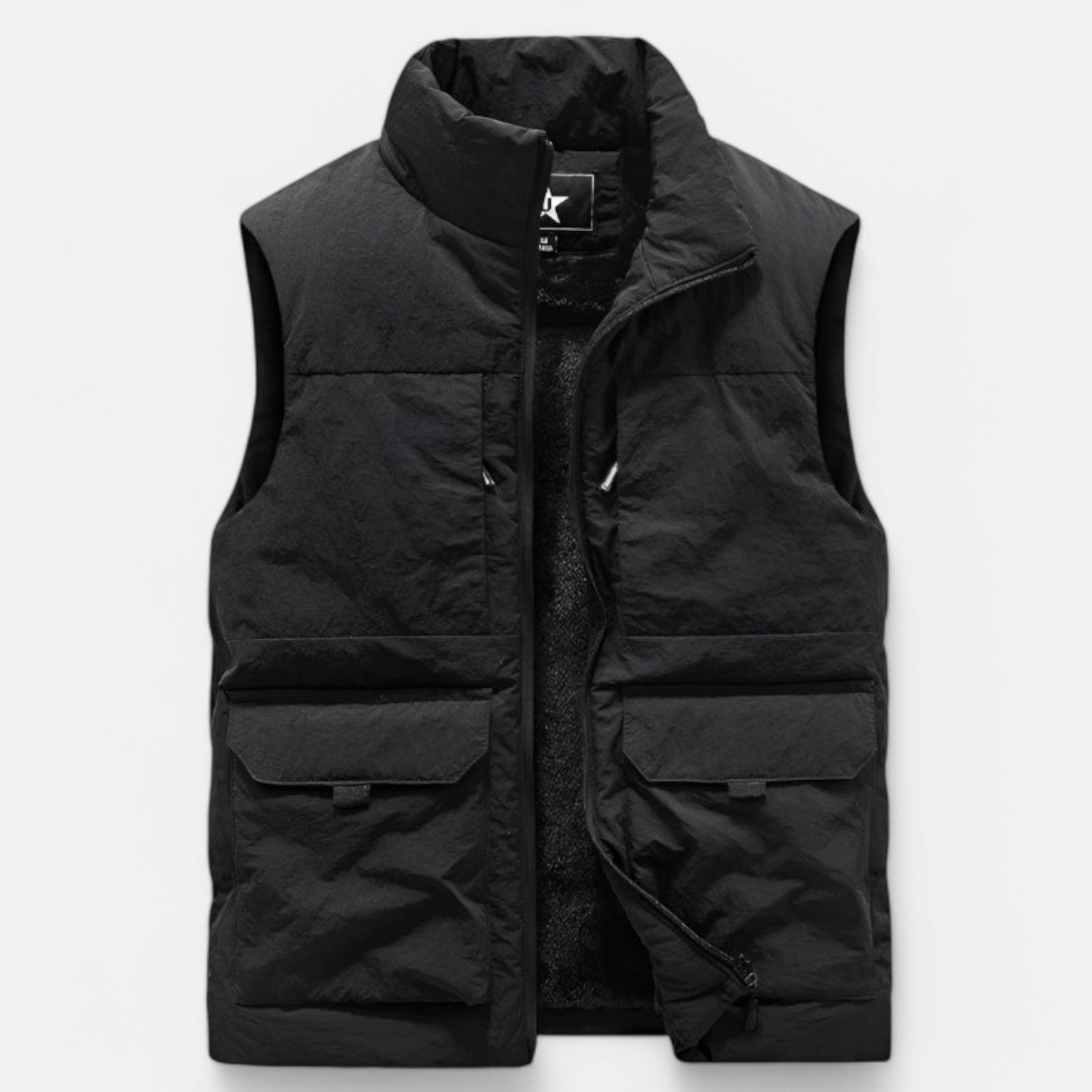 Monacogents | Multi-Pocket Fleece-Lined Vest