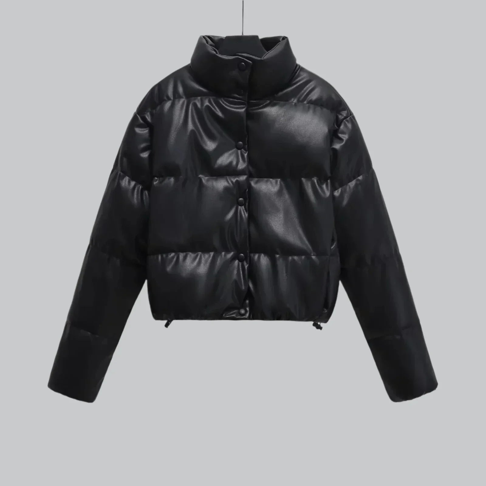 Wash-free warm leather jacket for women