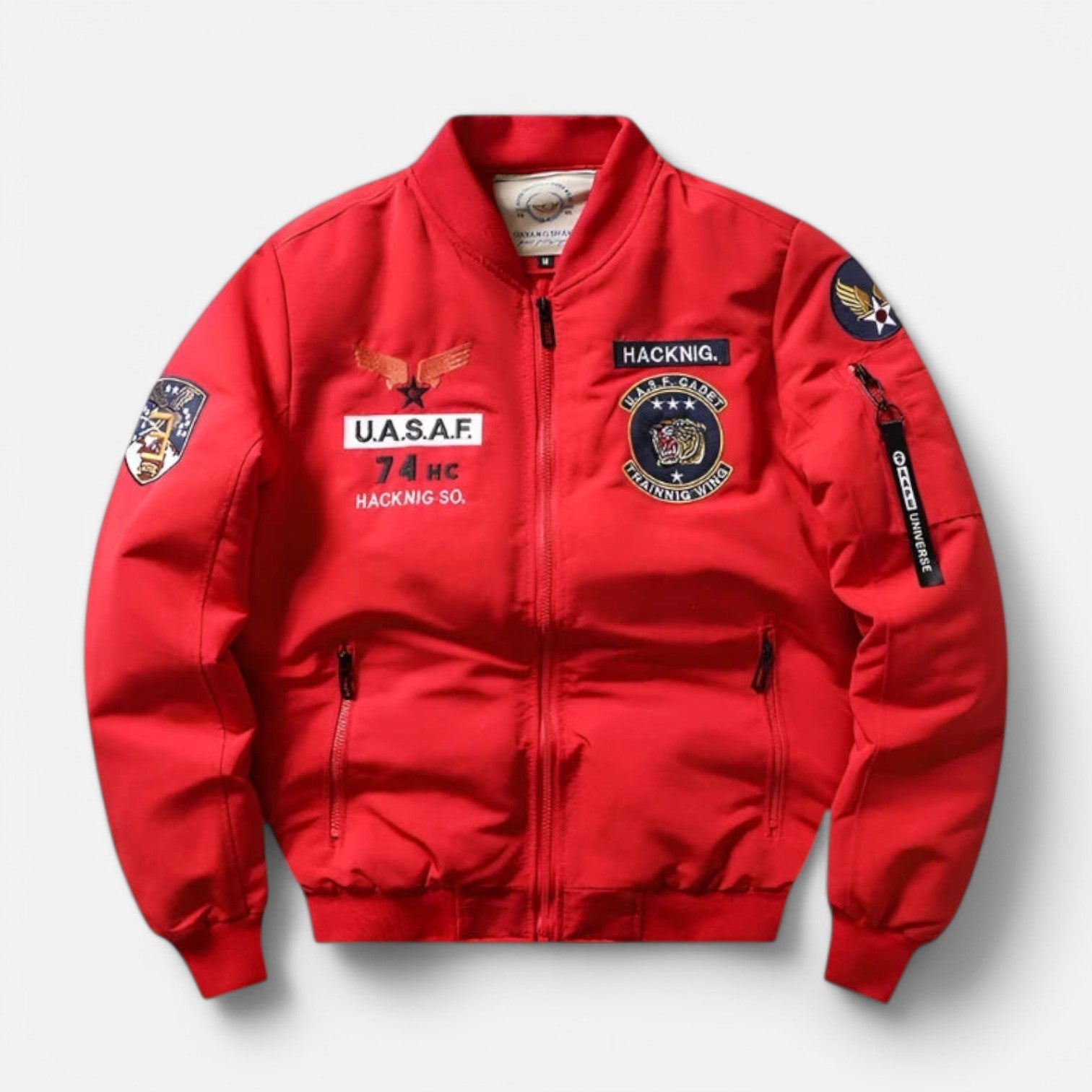 Monacogents | Military Style Fleece-Lined Bomber Jacket