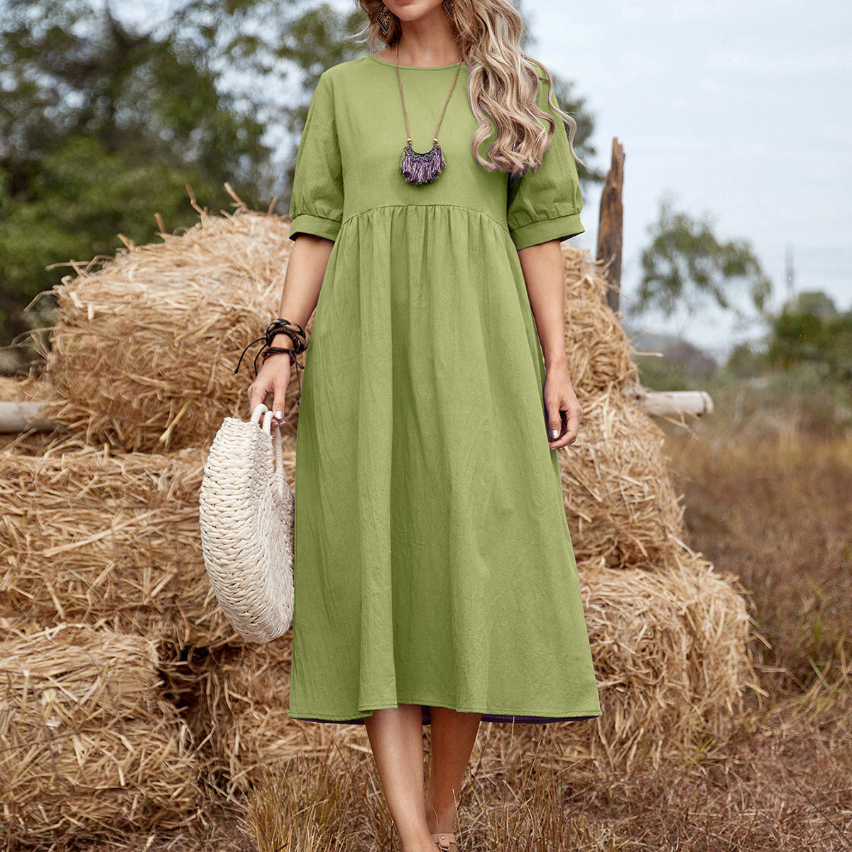Women's Summer Casual Midi Dress | Ideal for Summer