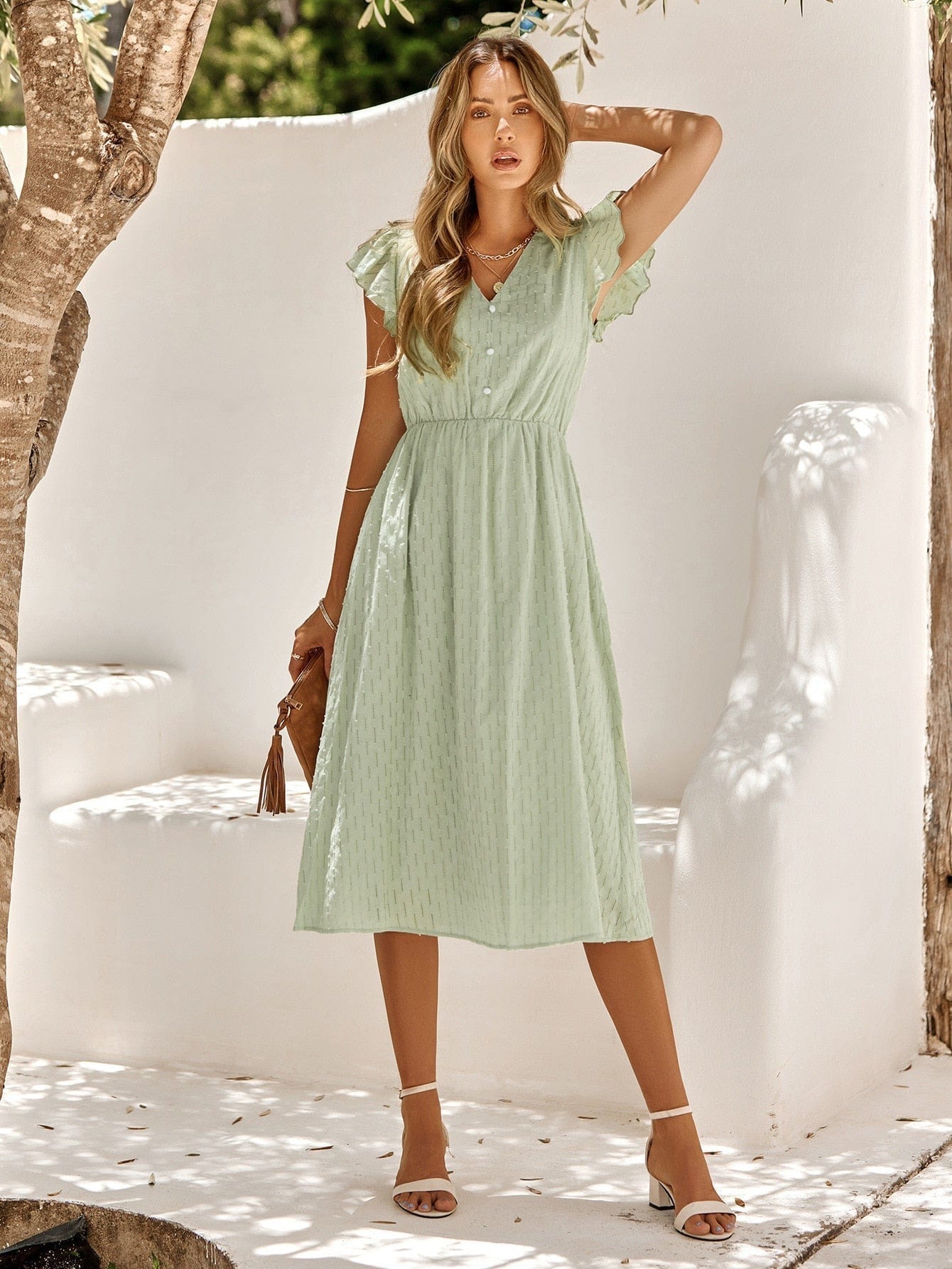 Women's Summer Elegant Loose Midi Dress | Perfect for Casual Days