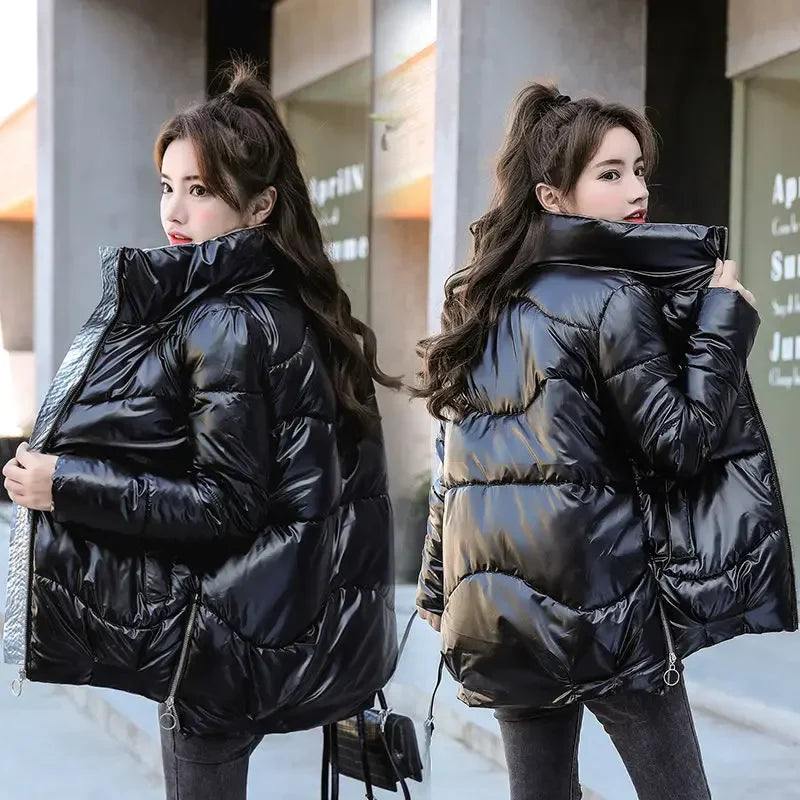 Women's Thick Padded Zip-Up Jacket