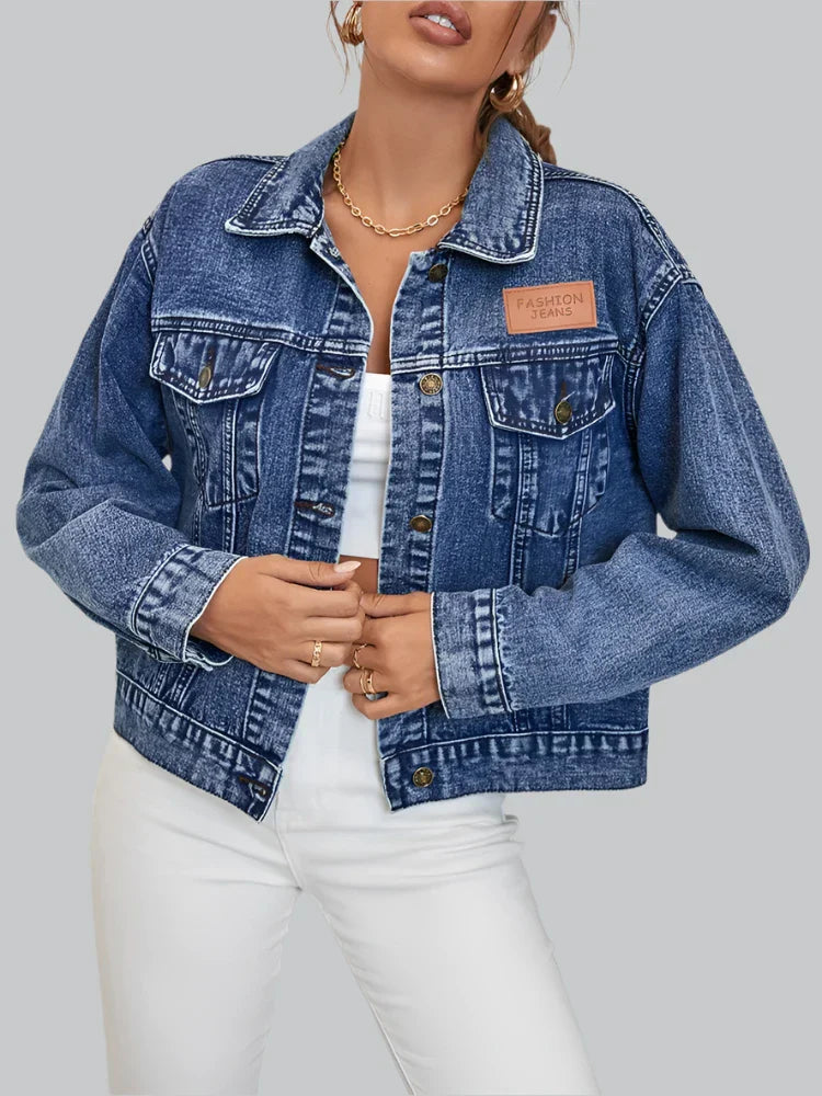 Commuting versatile denim jacket for women