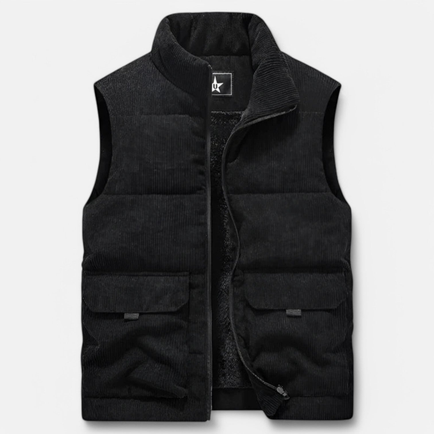Monacogents | Wool Cotton Padded Vest