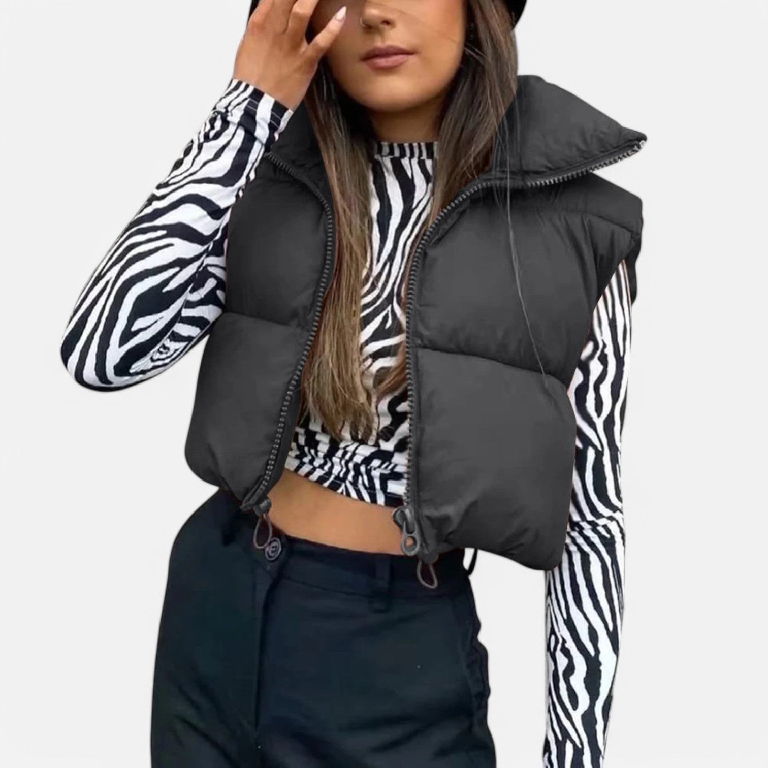 Monacogents | Short Quilted Down Vest