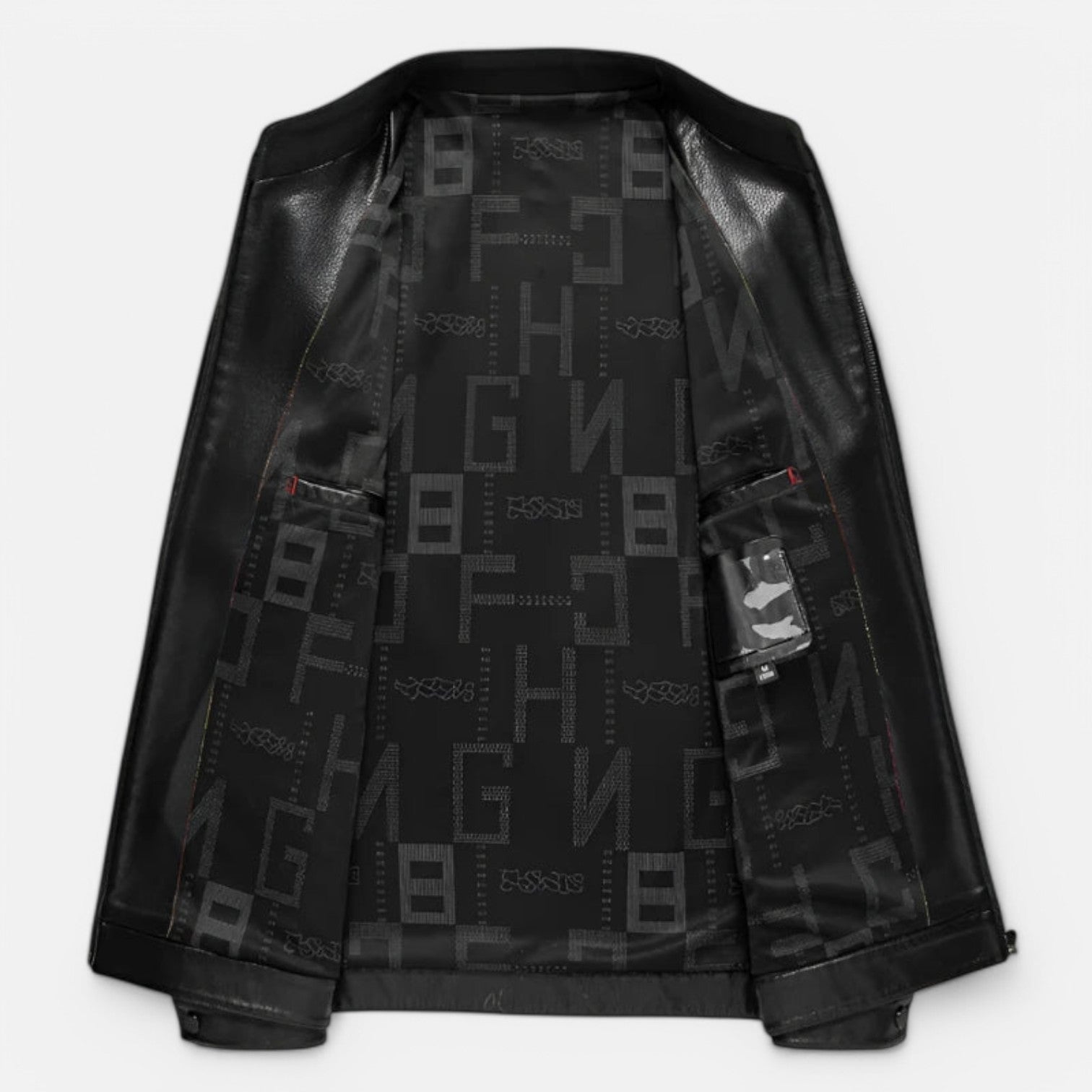 Monacogents | Premium Sheep Leather Jacket with Mock Collar