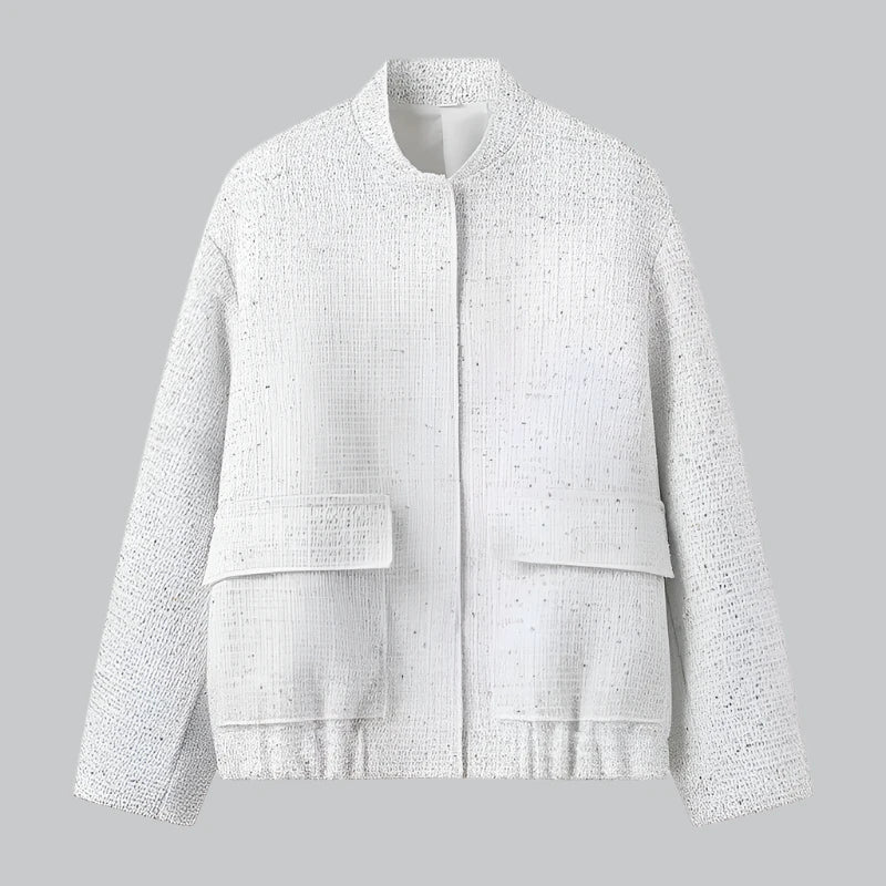 Sequin cropped bomber jacket for women
