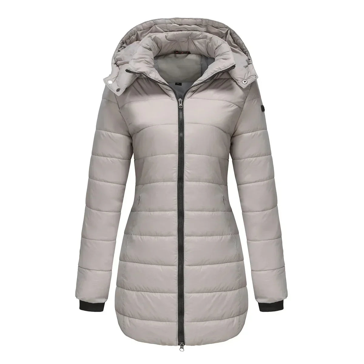 Nadiika | Women's Winter Puffer Jacket with Detachable Hood - Warm & Stylish