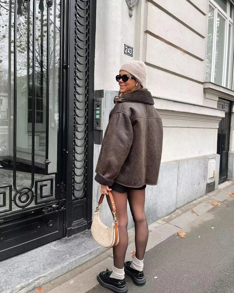 Trendy oversized jacket for women