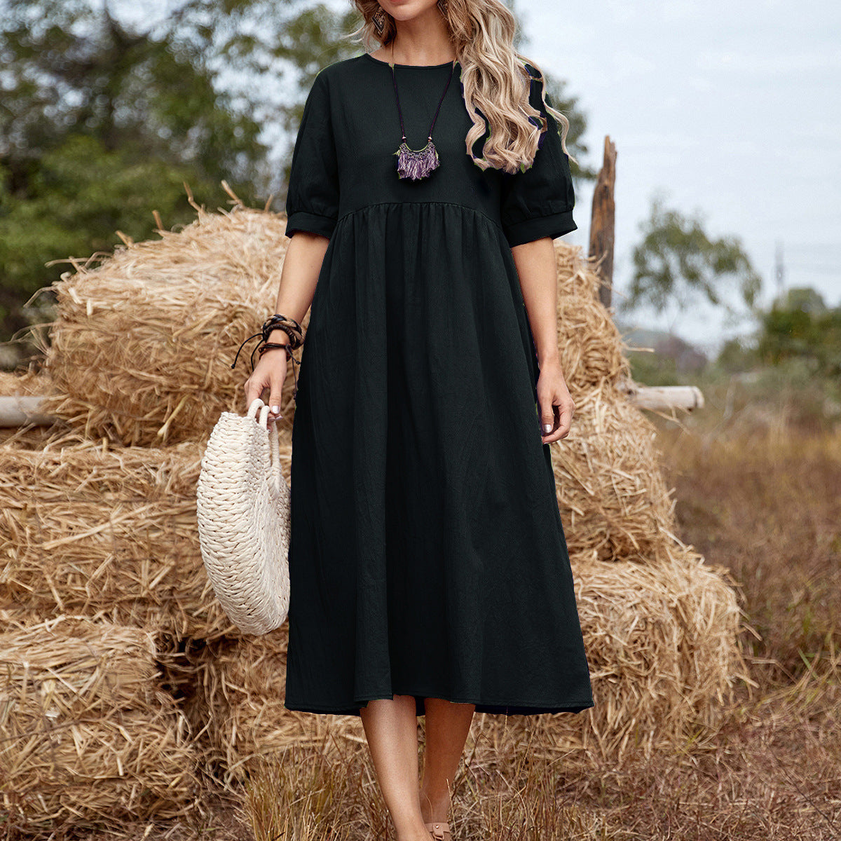 Women's Summer Casual Midi Dress | Ideal for Summer