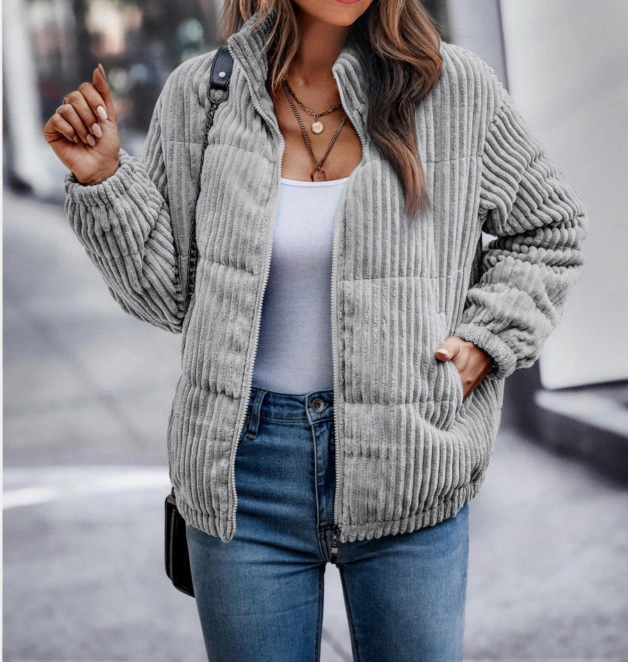 Elegant warm winter jacket for women