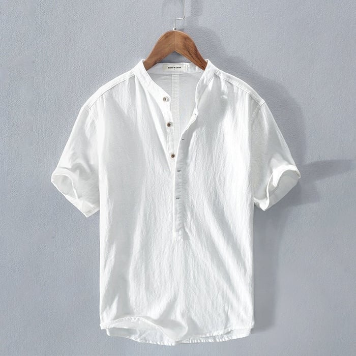 Nico - New Short Sleeve Linen Shirt For Men