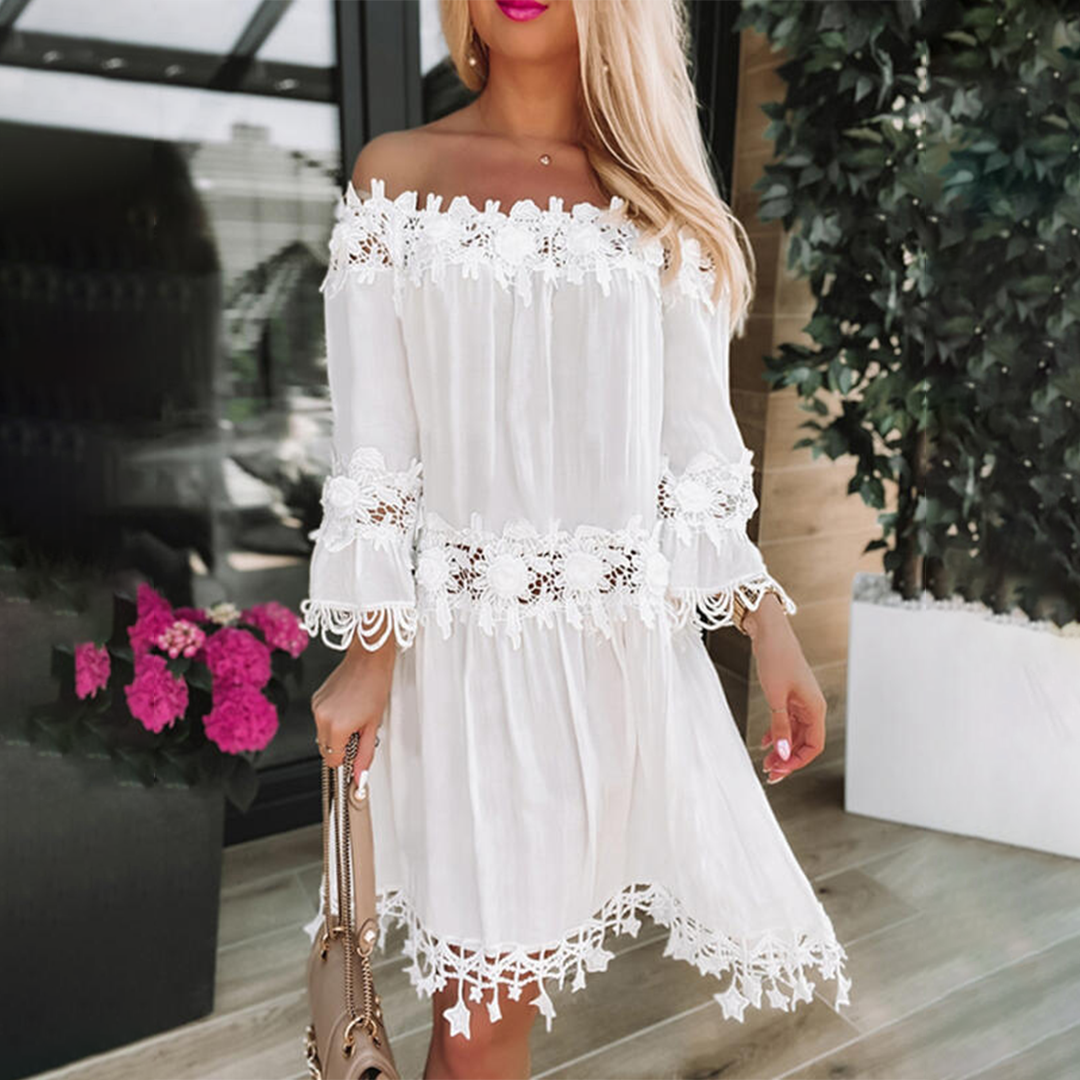 Brenda - Stylish off-the-shoulder dress