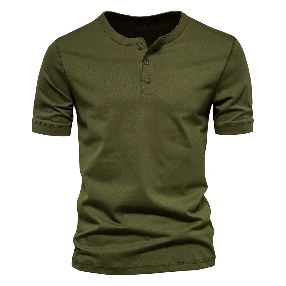 Maik - Stylish cotton T-shirt With Collar For Men