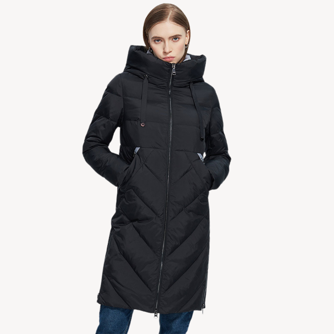 Loravelle | Women's Long Hooded Puffer Coat