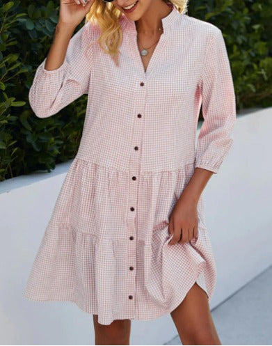 Ondine - Casual button summer dress