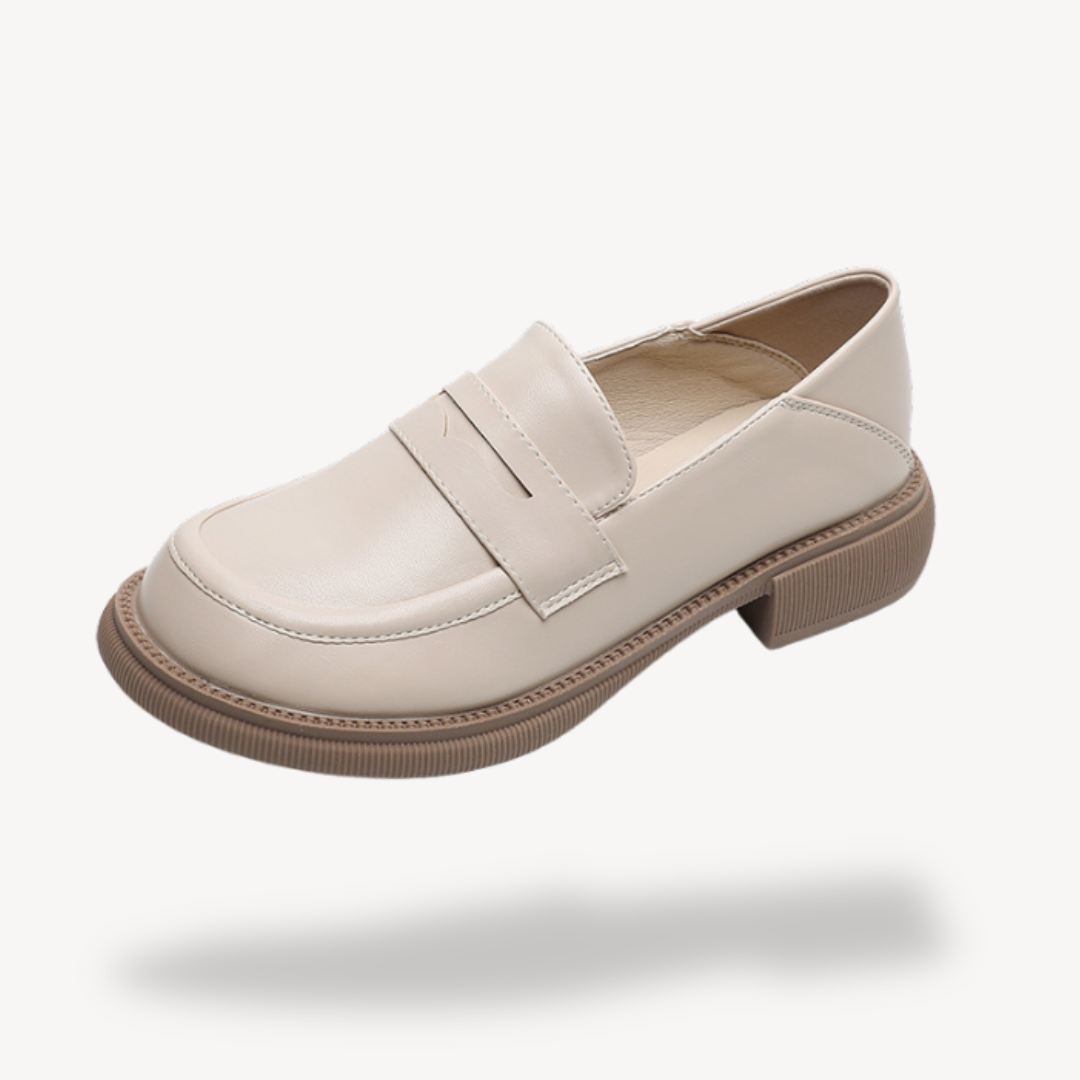 Loravelle | Women's Faux Leather Chunky Loafers