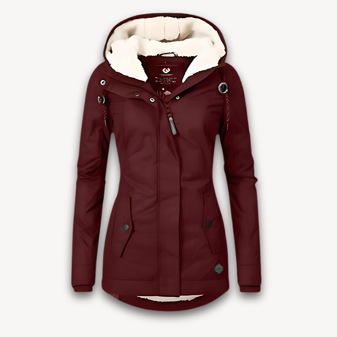Loravelle | Women's Waterproof Winter Jacket with Faux Fur Lining