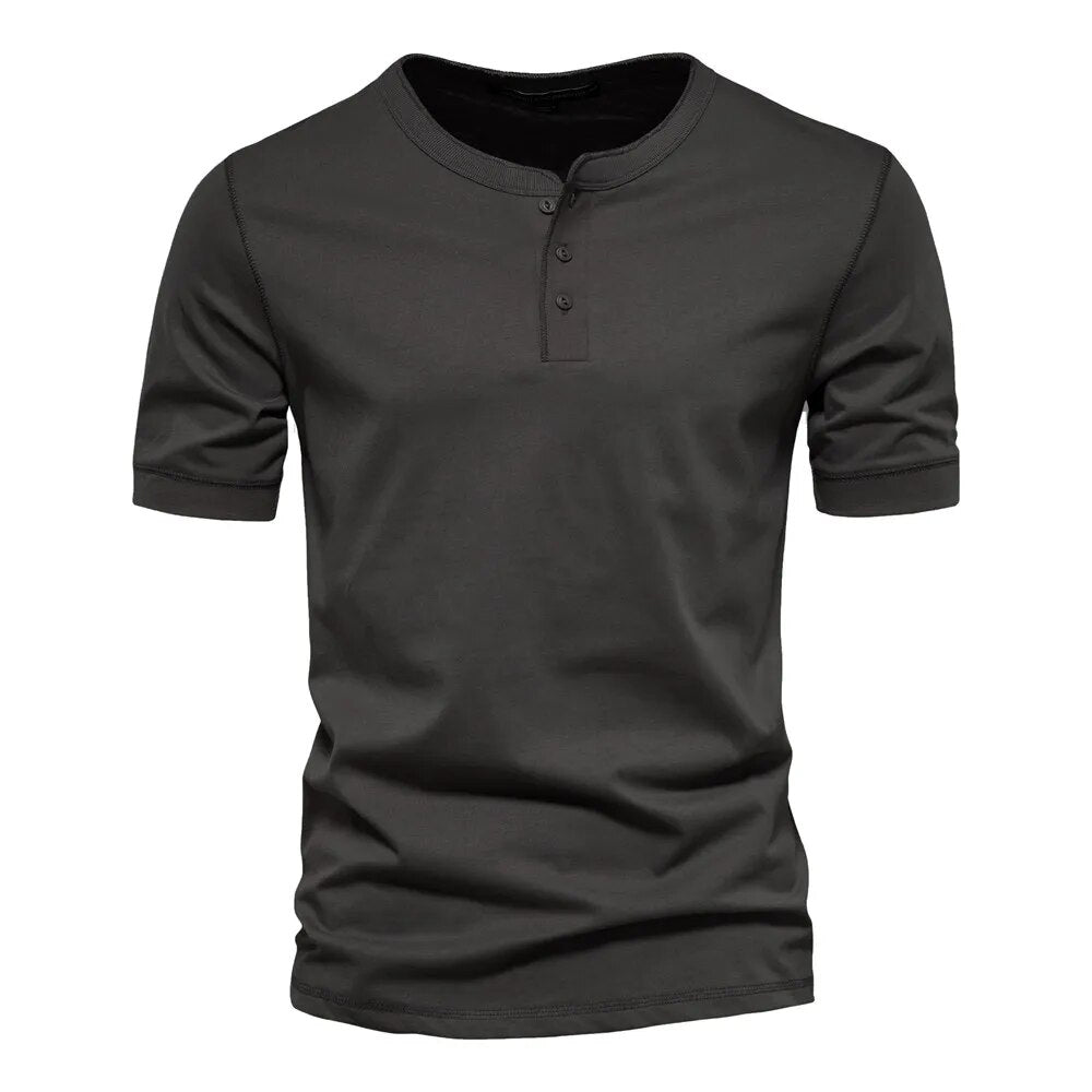 Maik - Stylish cotton T-shirt With Collar For Men